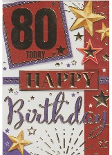 80 Today Happy Birthday